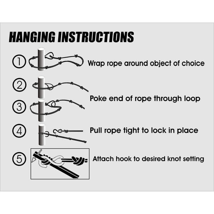 Ticket to the Moon Hammock Attachment Rope Pouch Black Ticket to the Moon