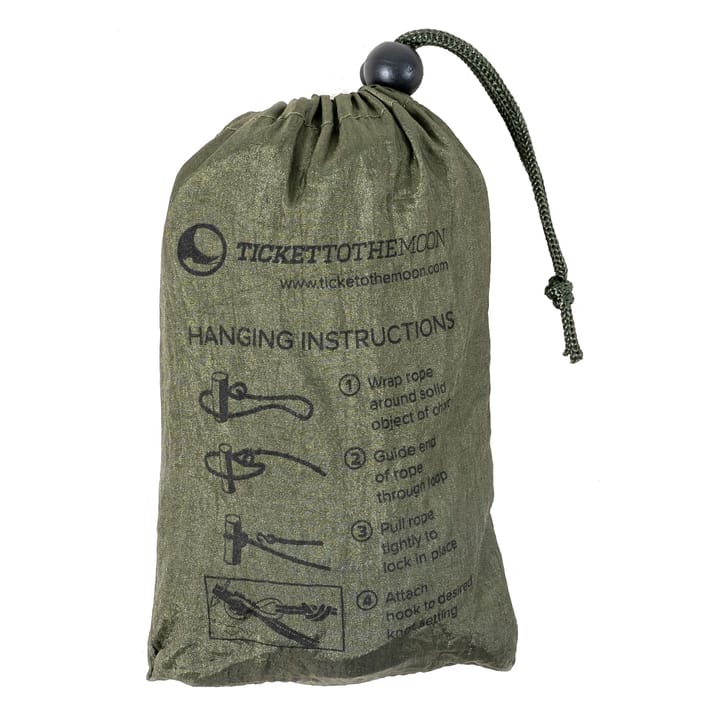 Ticket to the Moon Hammock Attachment Rope Pouch Black Ticket to the Moon