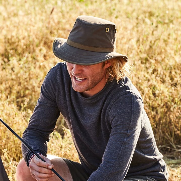 Tilley TWC7 Outback Waxed Cotton Green/British Tan Tilley