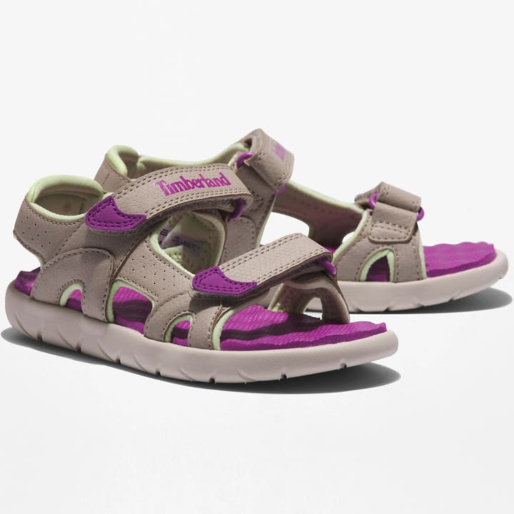 Kids' Perkins Row 2-Strap Sandal Pure Cashmere Timberland