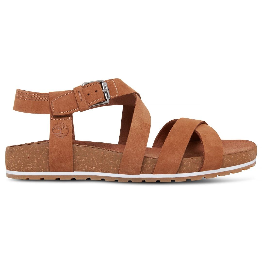■Timberland■ Women's Malibu Wave Sandals Brown TB0A1MQGF13 Timberland #A1MQG MALIBU WAVES TWO STRAP SANDAL Sandaletts