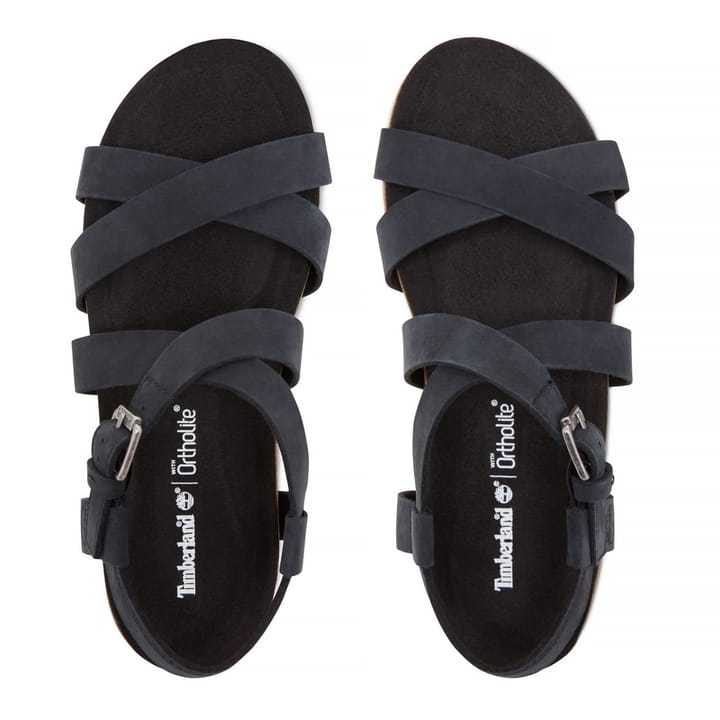 Women's Malibu Waves Ankle Strap Sandal Jet Black Timberland