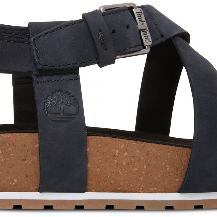 Women's Malibu Waves Ankle Strap Sandal Jet Black Timberland