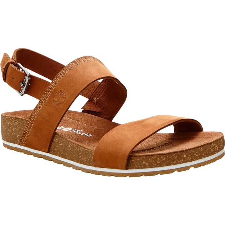 Timberland Women's Malibu Waves Ankle Strap Sandal Rust Nubuck Timberland