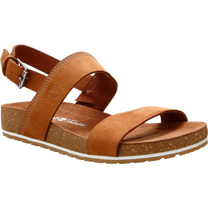 Timberland Women's Malibu Waves Ankle Strap Sandal Rust Nubuck Timberland