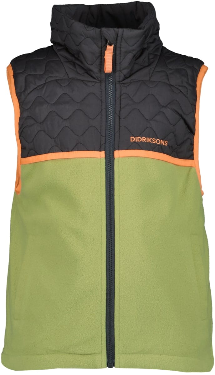 Didriksons Tistel Kids Vest Fern Green Didriksons