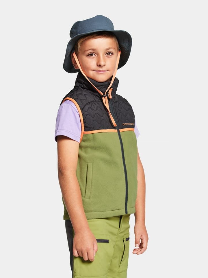 Didriksons Kids' Tistel Vest Fern Green Didriksons