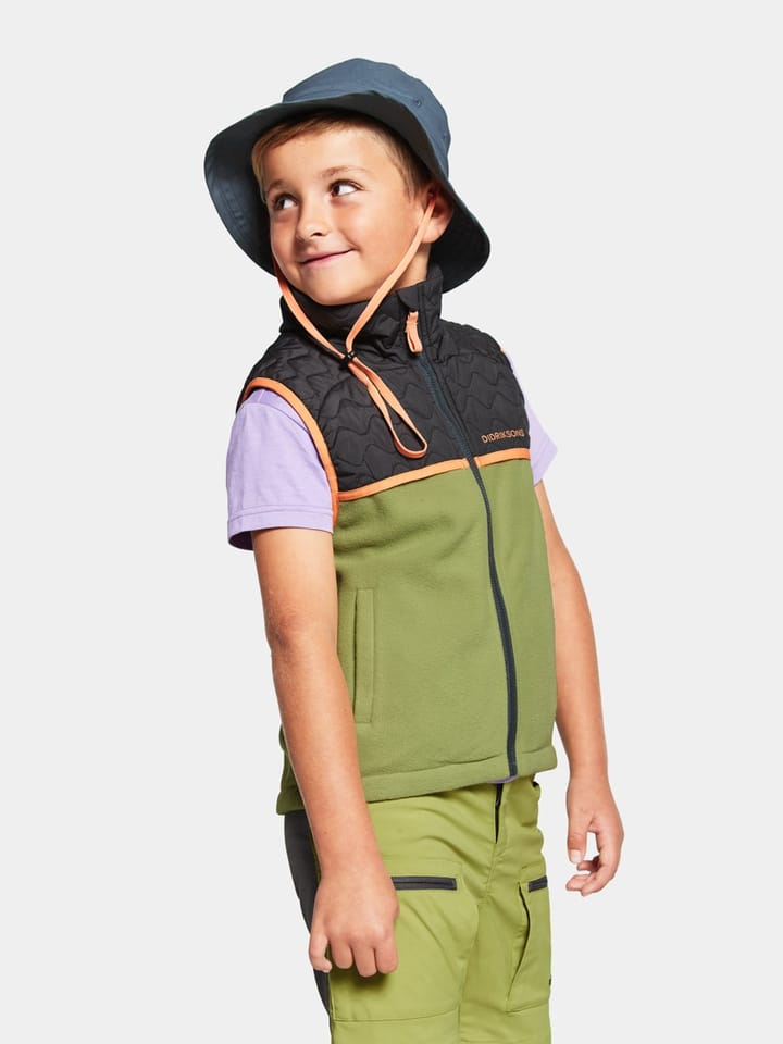 Didriksons Kids' Tistel Vest Fern Green Didriksons