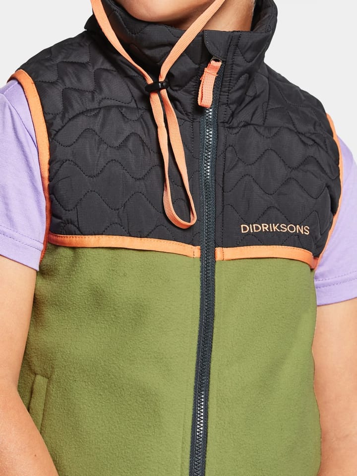 Didriksons Kids' Tistel Vest Fern Green Didriksons