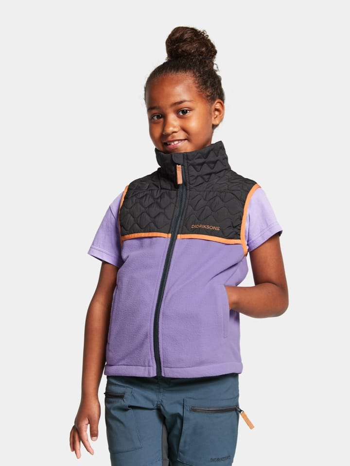 Kids' Tistel Vest Jacaranda Purple Didriksons