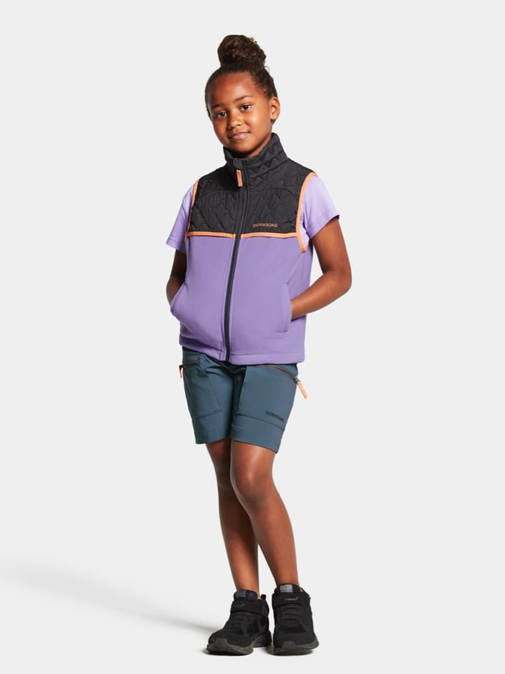 Kids' Tistel Vest Jacaranda Purple Didriksons