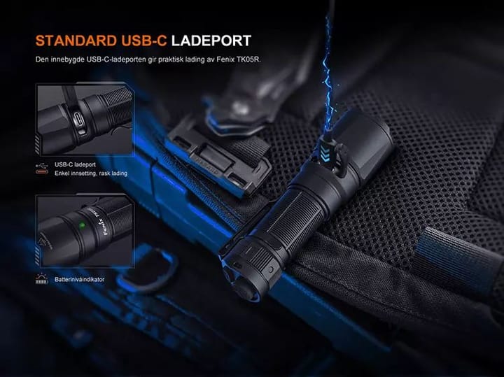 Fenix Fenix Tk05r Lykt Tac 1000lm 1100mah Oppladbar Taktisk Lommelykt Fenix Fenix Fenix Tk05r Lykt Tac 1000lm 1100mah Oppladbar Taktisk Lommelykt Fenix