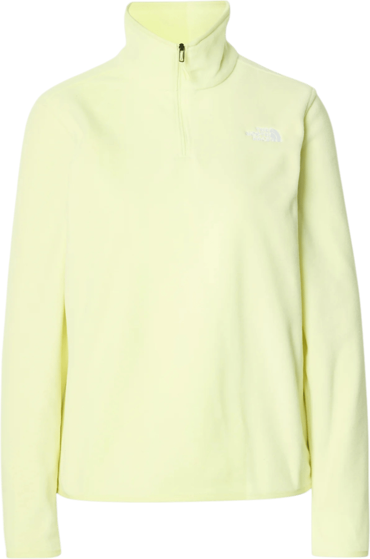 The North Face Women's Glacier Fleece 1/4 Zip Jacket Lemon Mist The North Face