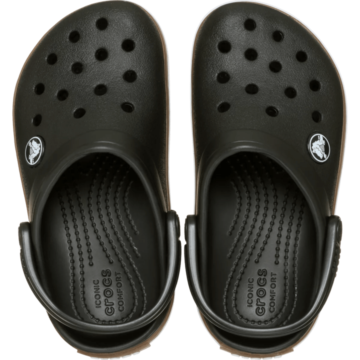 Crocs Toddler Crocband Gum Clog Black Crocs