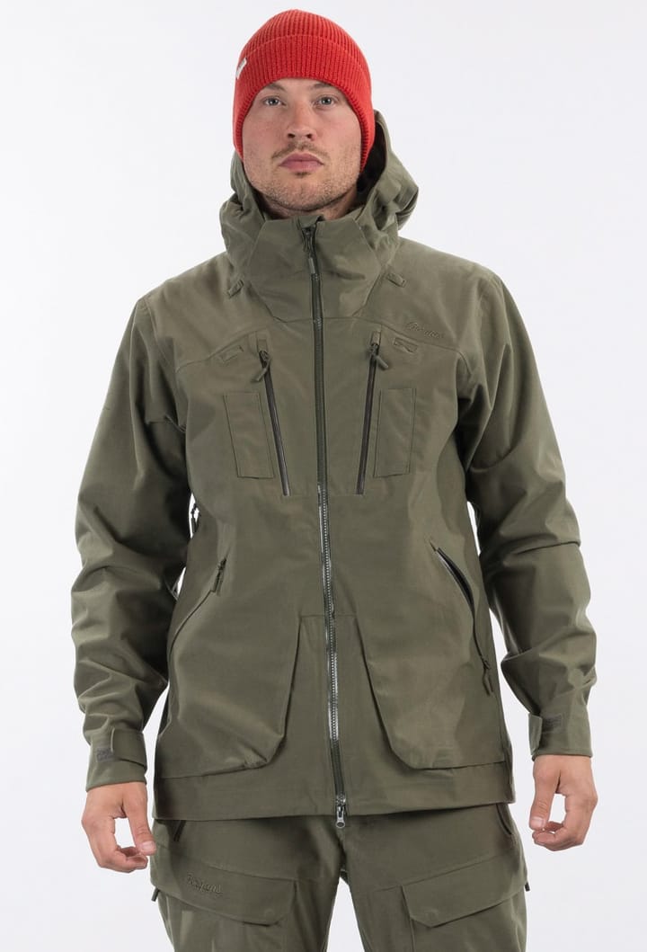 Bergans Unisex Hogna 3L Jacket Green Mud Bergans