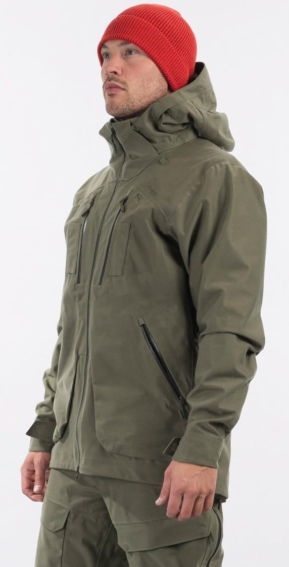 Bergans Unisex Hogna 3L Jacket Green Mud Bergans