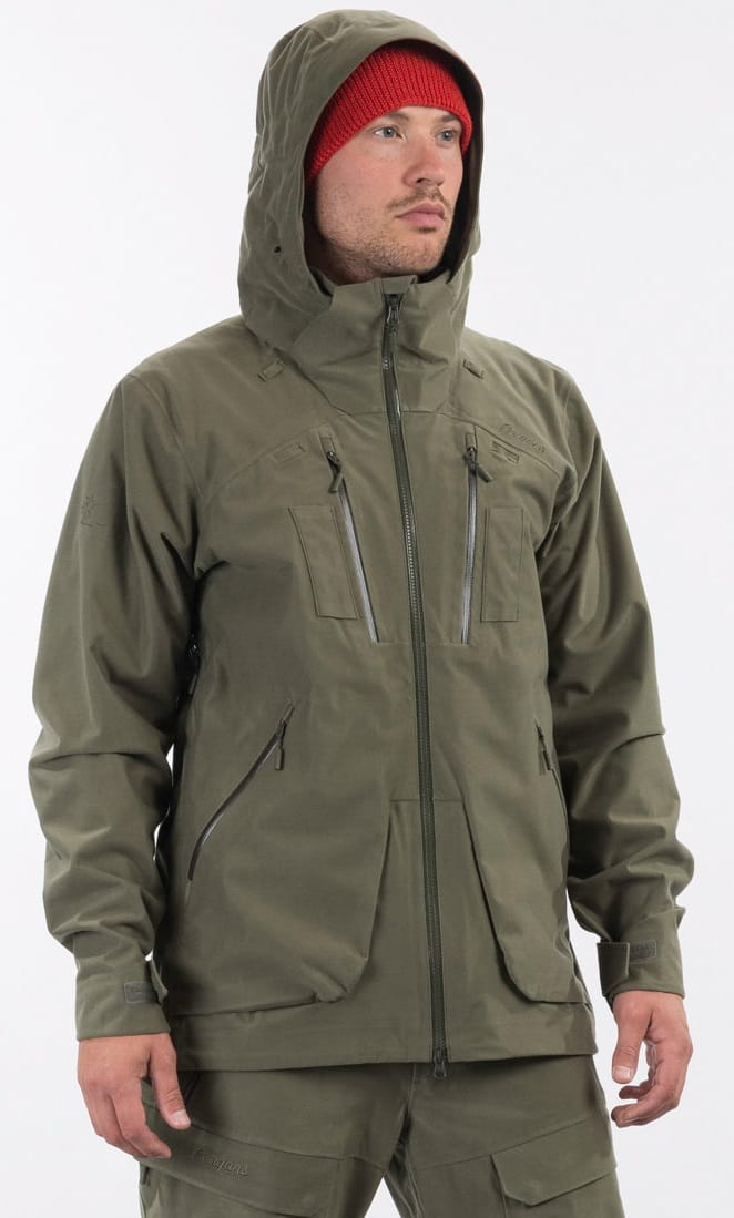 Bergans Unisex Hogna 3L Jacket Green Mud Bergans