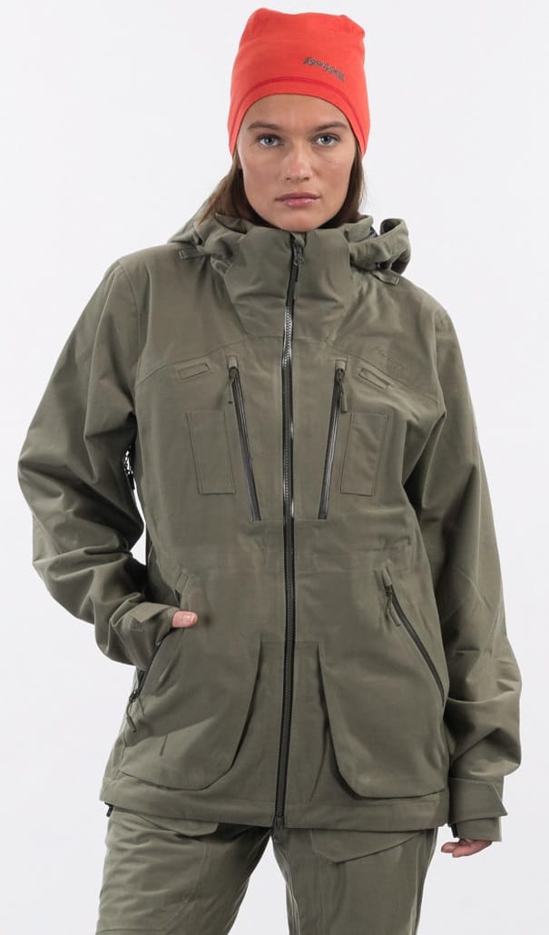 Bergans Unisex Hogna 3L Jacket Green Mud Bergans