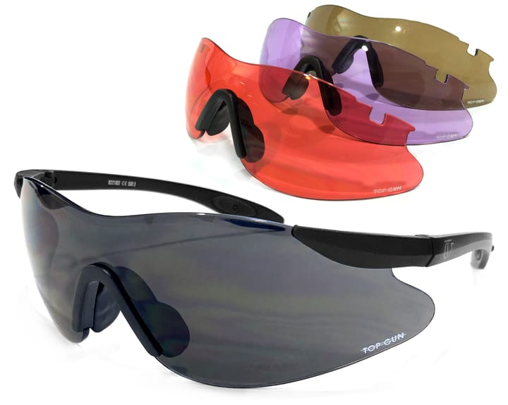 Top Gun Top Gun Skytebriller X-Pro M/4 Glass 4 Farger Med Utskiftbare Glass Top Gun Top Gun Top Gun Skytebriller X-Pro M/4 Glass 4 Farger Med Utskiftbare Glass Top Gun