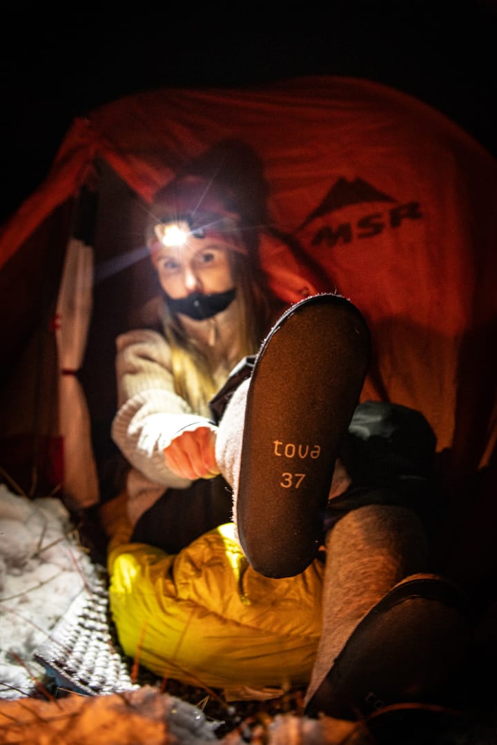 Tova Valenki Rough Natural Brown Tova