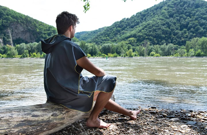 Cocoon Microfiber Towel Poncho Ultralight Anchor Grey Cocoon