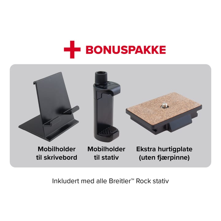 Breitler Tr163 Rock Gulvstativ Aluminium H.163 Cm Sort Breitler