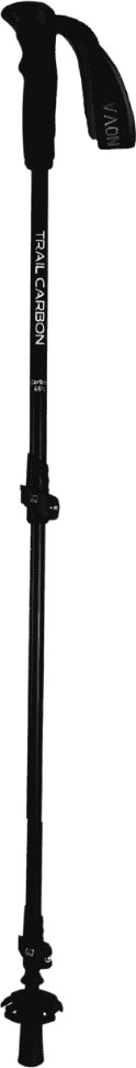 Terra Nova Trail Carbon Black Vandringsstavar OneSize