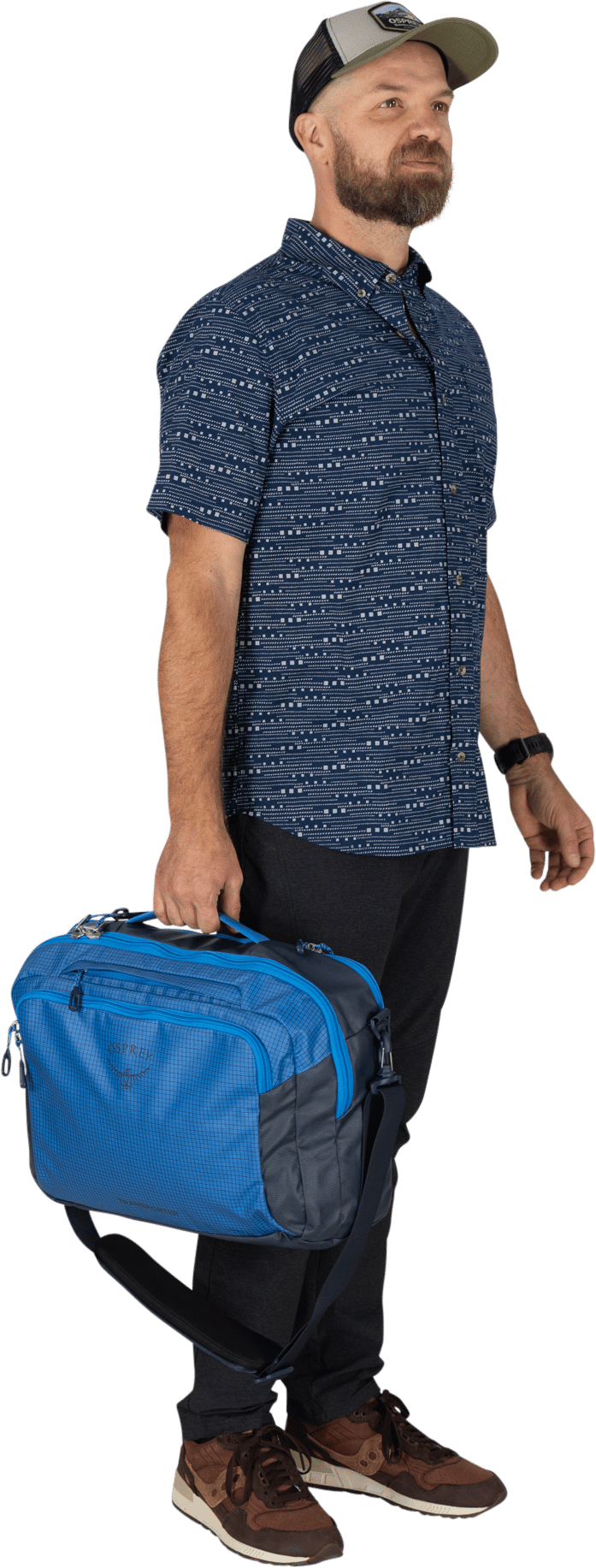 Osprey Transporter Carry-On Boarding Bag Blue Flame/Scoria Blue Osprey