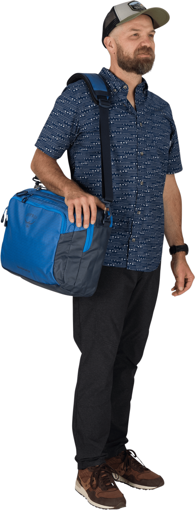 Osprey Transporter Carry-On Boarding Bag Blue Flame/Scoria Blue Osprey Osprey Transporter Carry-On Boarding Bag Blue Flame/Scoria Blue Osprey