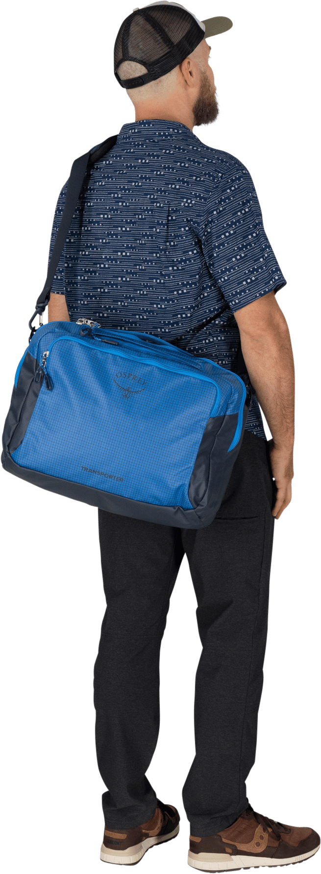 Osprey Transporter Carry-On Boarding Bag Blue Flame/Scoria Blue Osprey