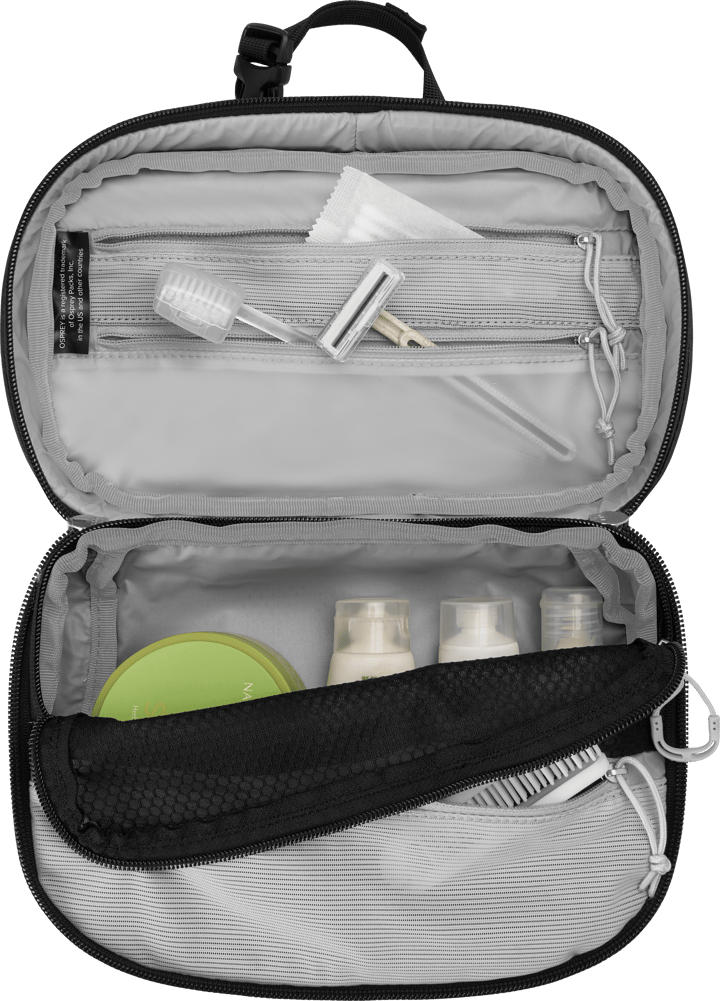 Osprey Transporter Toiletry Kit Raven Black/Black Osprey