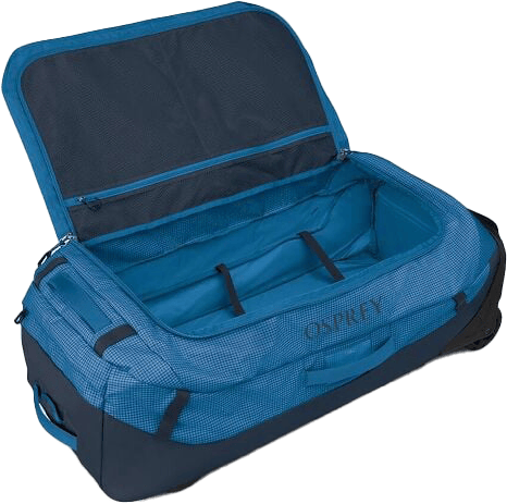 Osprey Transporter Wheeled Duffel 120 Blue Flame/Scoria Blue Osprey Osprey Transporter Wheeled Duffel 120 Blue Flame/Scoria Blue Osprey