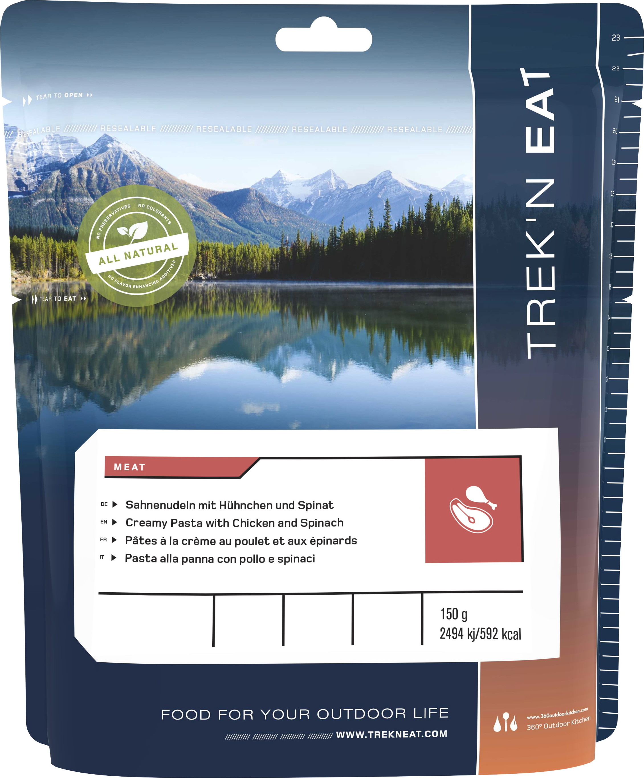 Trek'n Eat Creamy Pasta With Chicken And  Silver Friluftsmat OneSize