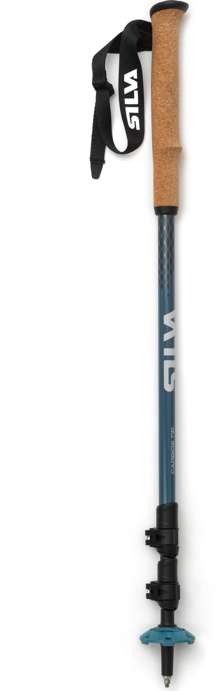 Silva Trekking Poles Carbon Tele Blue/Cork Silva