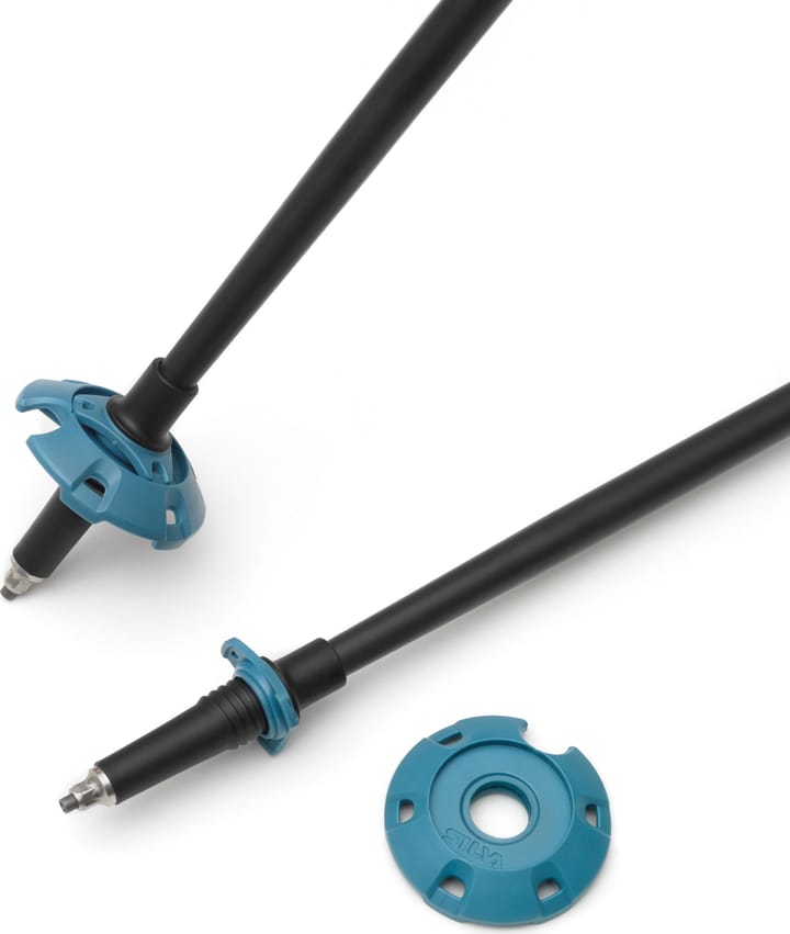 Silva Trekking Poles Carbon Tele Blue/Cork Silva