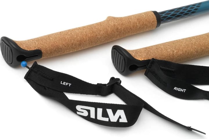 Silva Trekking Poles Carbon Z Adjustable Blue Silva