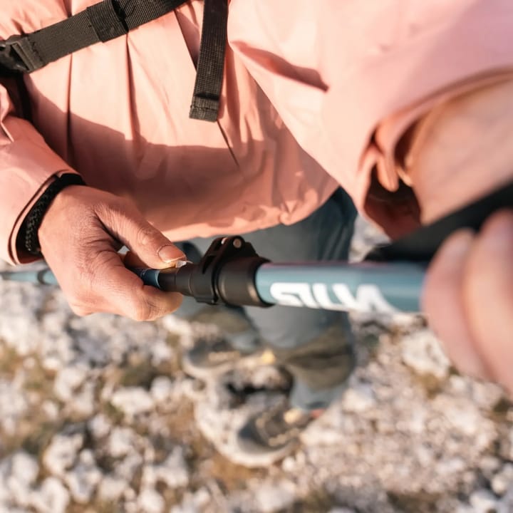 Silva Trekking Poles Carbon Z Adjustable Blue Silva