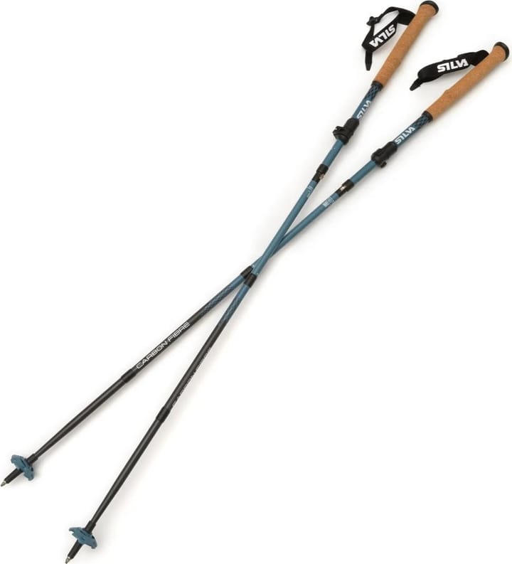 Silva Trekking Poles Carbon Z Adjustable Blue Silva