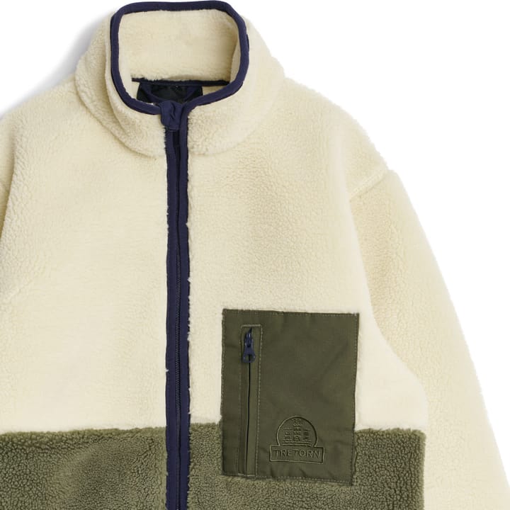 Tretorn Junior Sarek Camp Jacket Offwhite/Field Green Tretorn Tretorn Junior Sarek Camp Jacket Offwhite/Field Green Tretorn