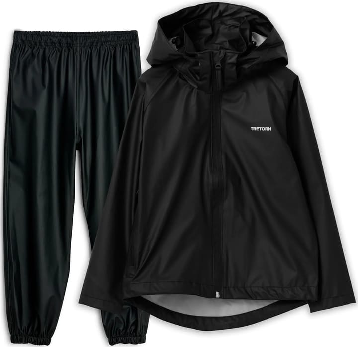 Tretorn Kids' Packable Rainset Black Tretorn