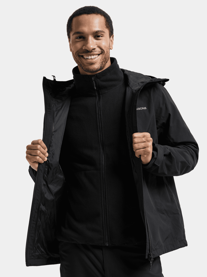 Didriksons Men's Trien 3-in-1 Jacket Black Didriksons