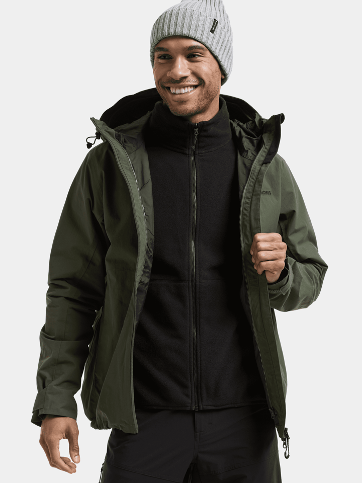 Didriksons Men's Trien 3-in-1 Jacket Deep Green Didriksons