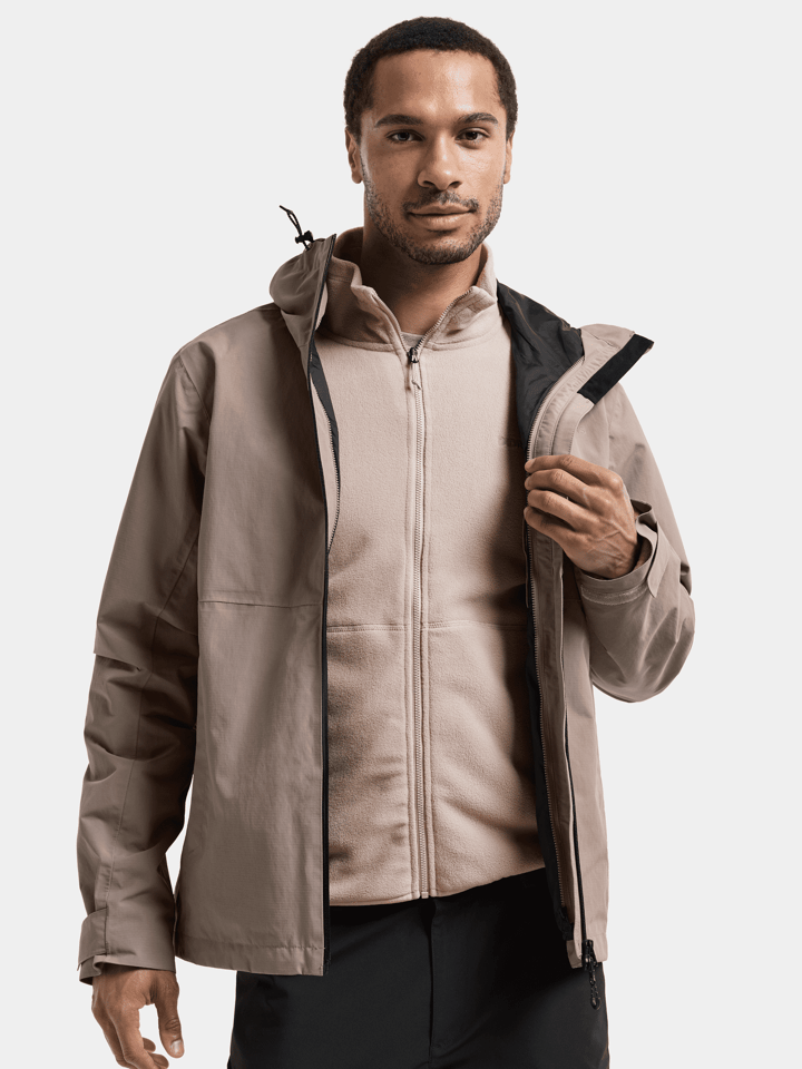 Didriksons Men's Trien 3-in-1 Jacket Ash Brown Didriksons