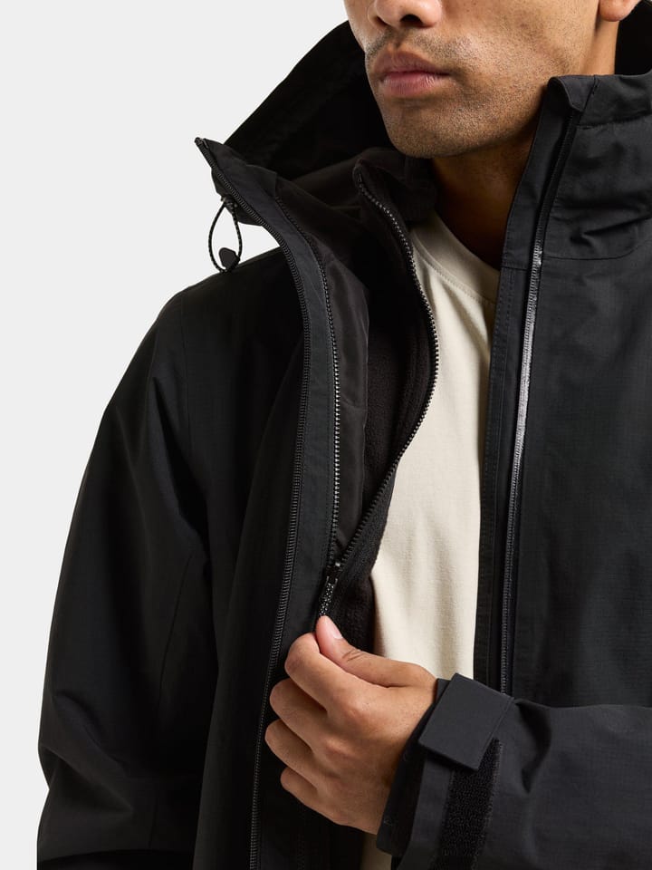 Didriksons Men's Trien Jacket Black Didriksons Didriksons Men's Trien Jacket Black Didriksons