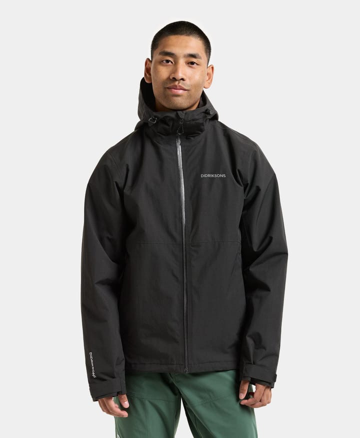 Didriksons Men's Trien Jacket Black Didriksons Didriksons Men's Trien Jacket Black Didriksons