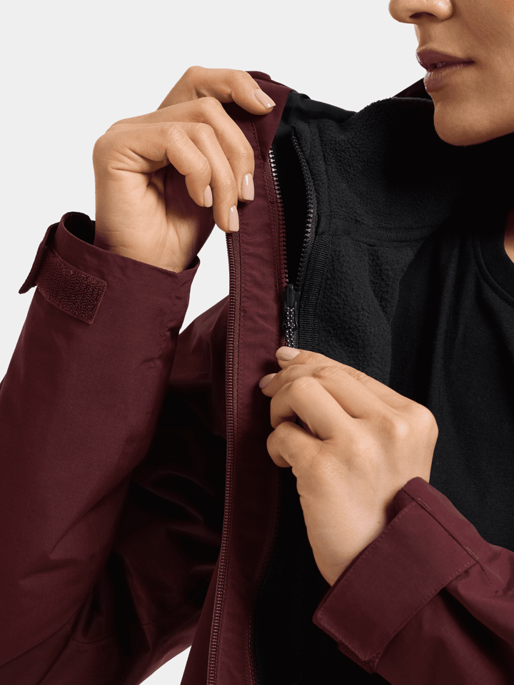Didriksons Women's Trinya 3-in-1 Jacket Old Rust Didriksons