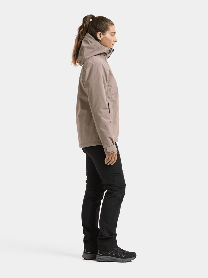 Didriksons Women's Trinya 3-in-1 Jacket Ash Brown Didriksons
