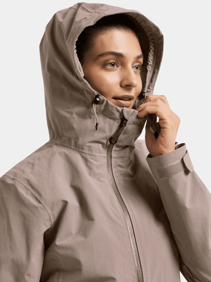 Didriksons Women's Trinya 3-in-1 Jacket Ash Brown Didriksons