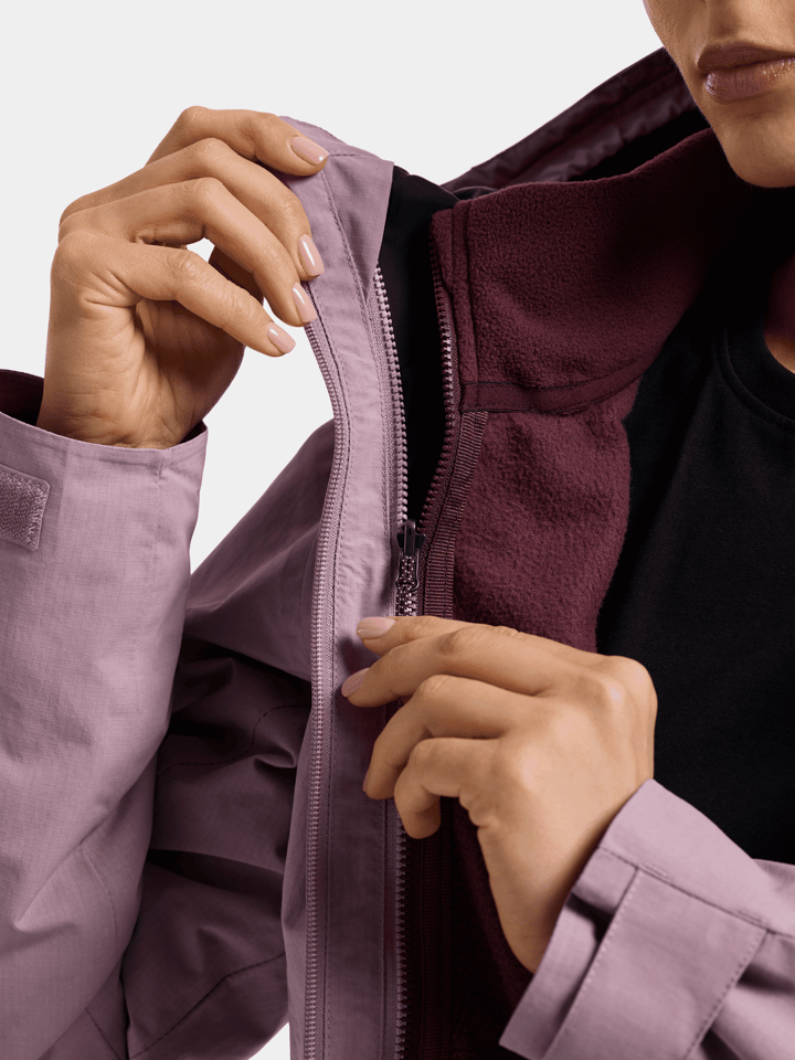 Didriksons Women's Trinya 3-in-1 Jacket Lilac Haze Didriksons