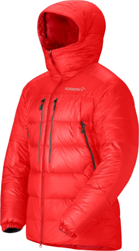 Norrøna Trollveggen Down800 Hood M'S Flame Scarlet Norrøna Norrøna Trollveggen Down800 Hood M'S Flame Scarlet Norrøna